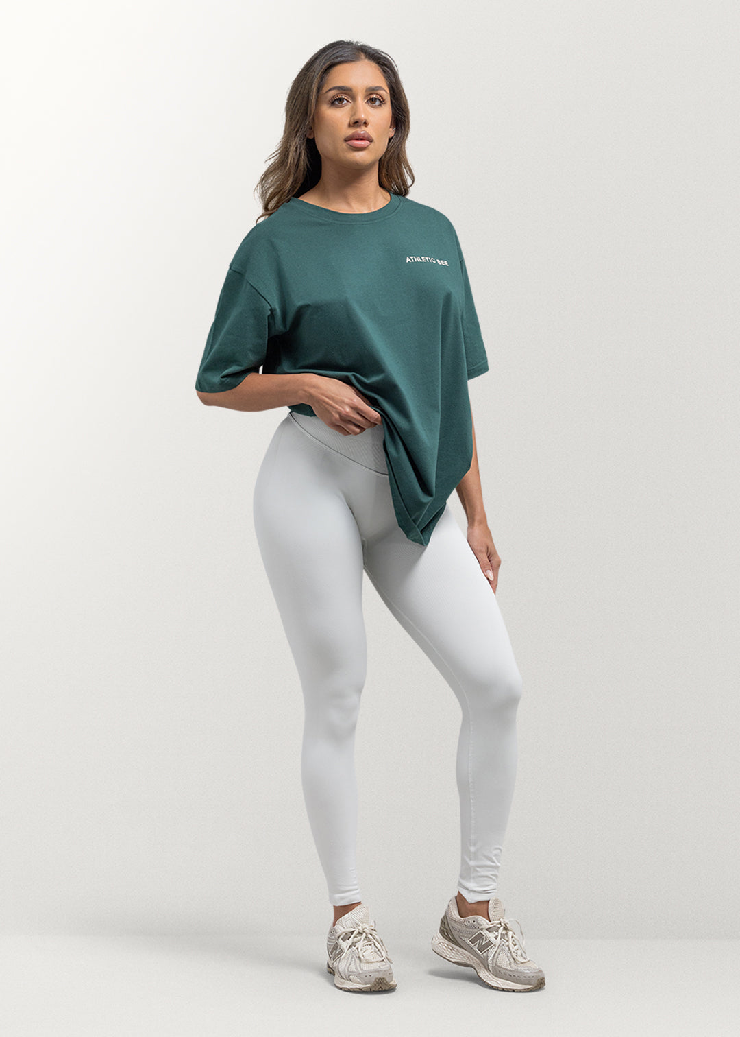 Everyday Athletic Oversized T-shirt Forest Green