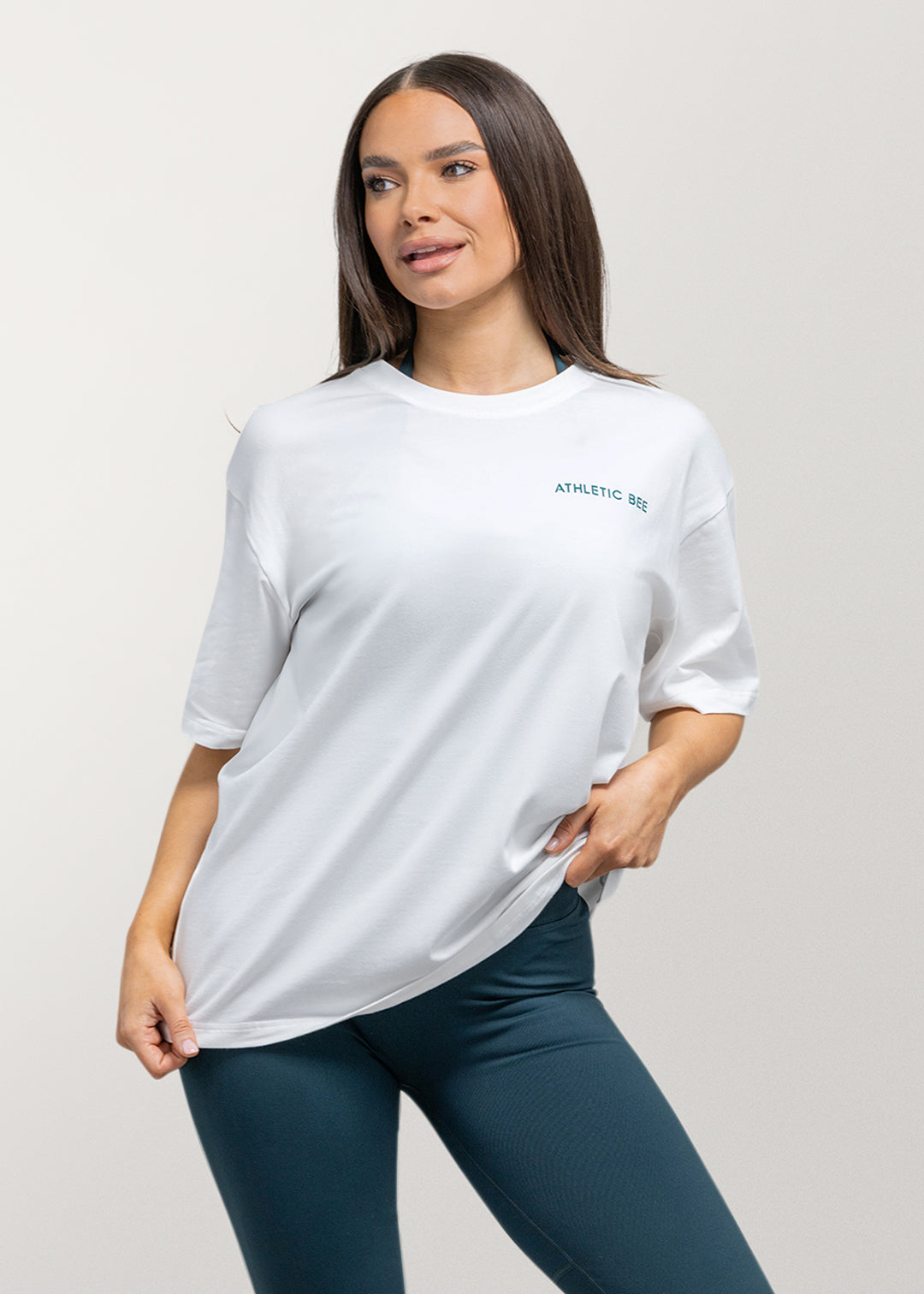 Everyday Athletic Oversized T-shirt White