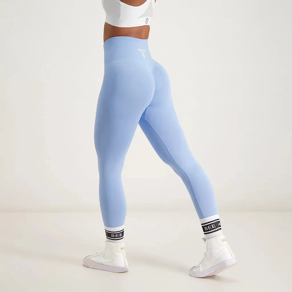 Fusion - Scrunch Seamless Legging Sky Blue - Athletic Bee