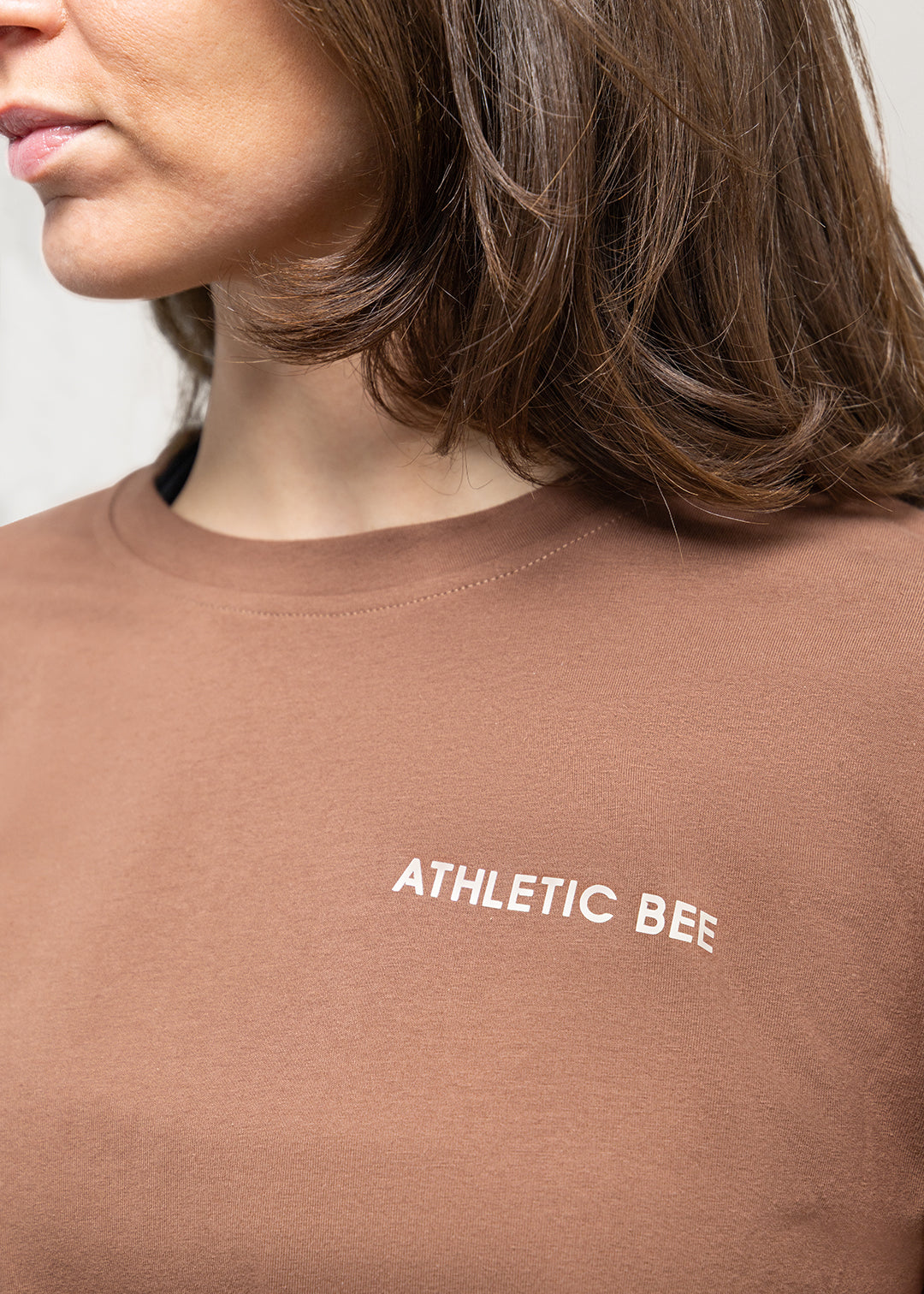 Everyday Athletic Oversized T-shirt Brown