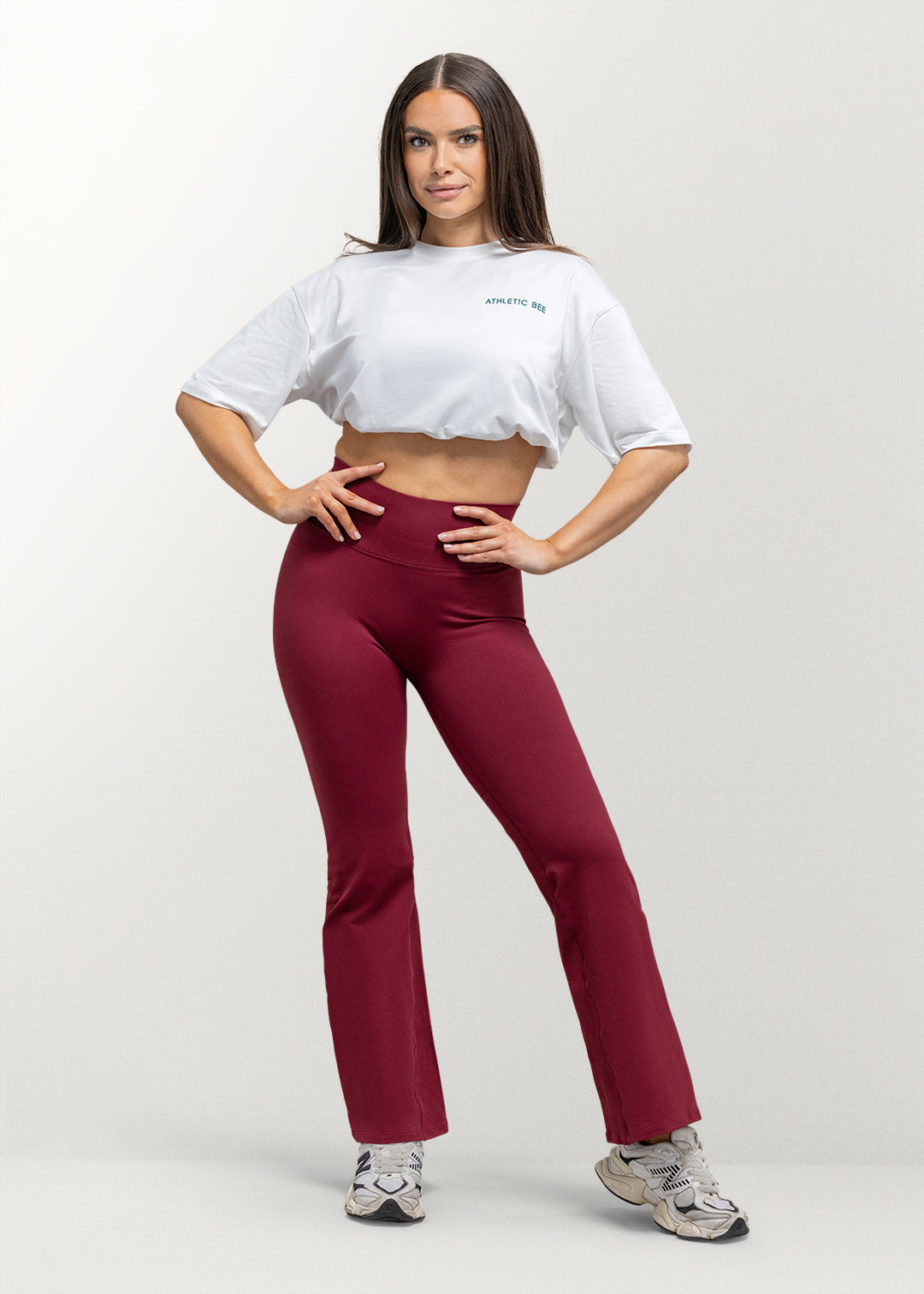 Fusion Flare Legging - Crimson Rush