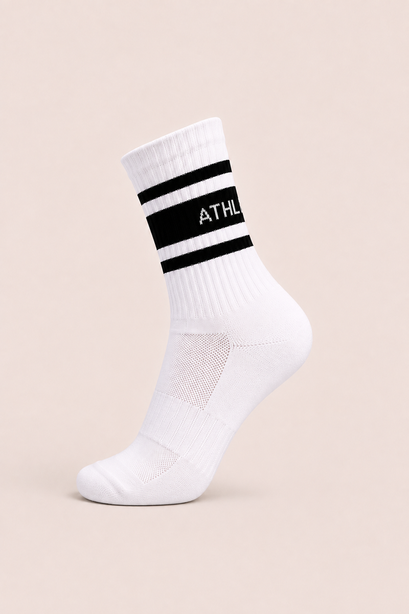 Crew Socks - Athletic - White